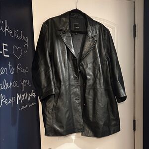 Black Leather Mens Jacket